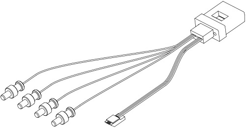 A high-speed optical module passive device custom fiber length fixture