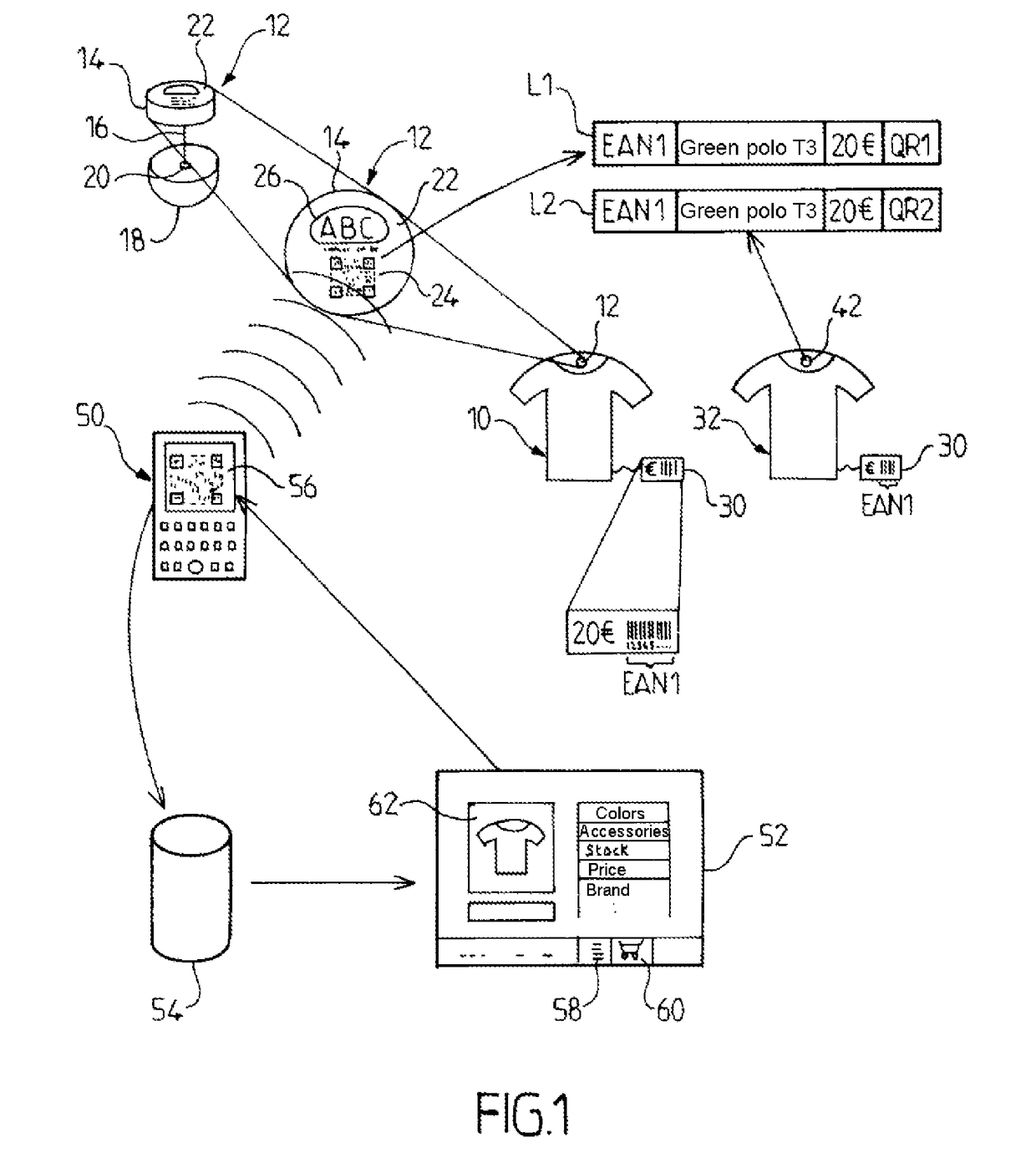 Device for protecting a commercial article against theft