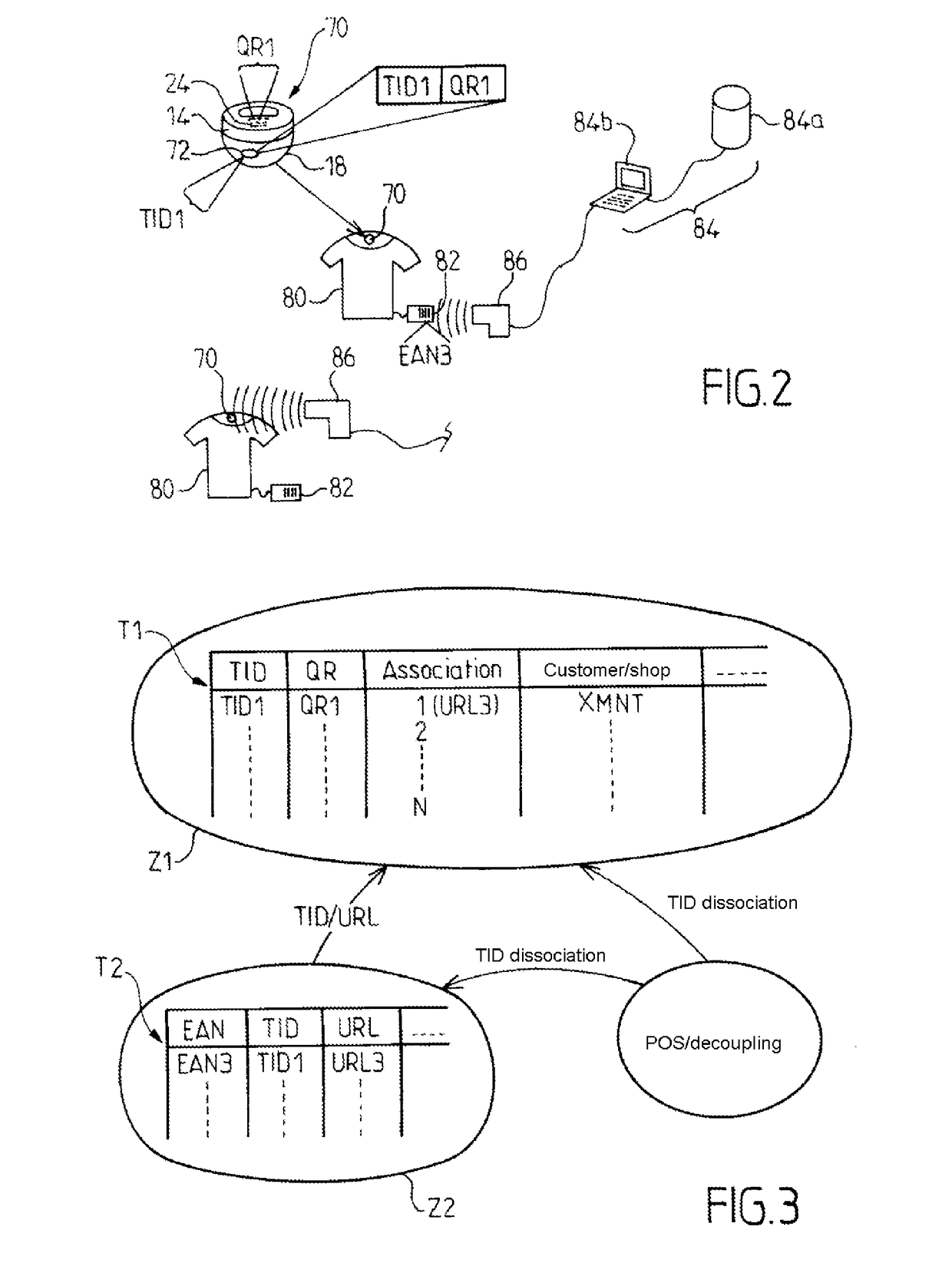 Device for protecting a commercial article against theft