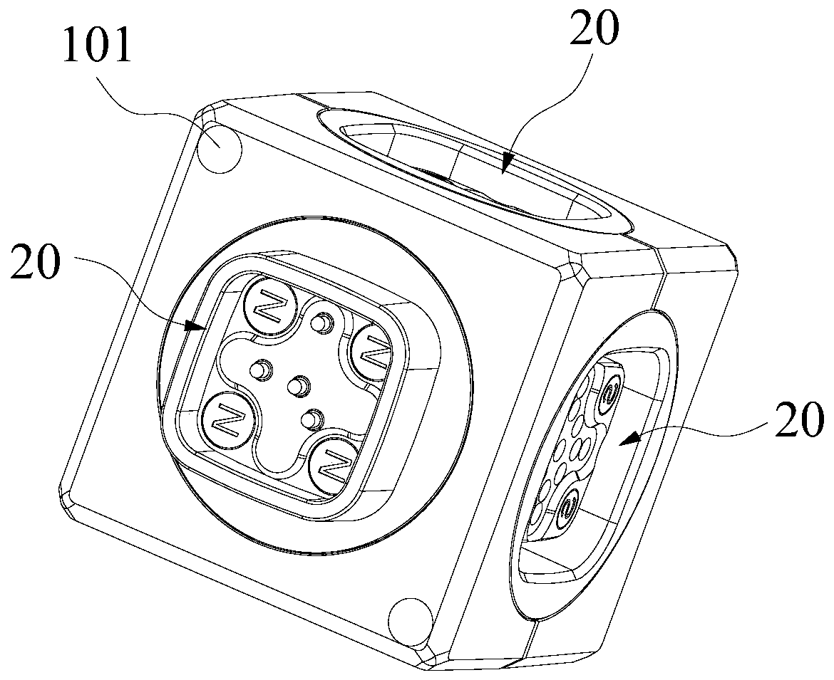 Building toy and connecting module thereof