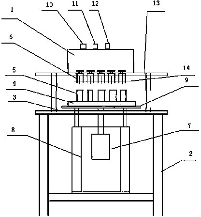 Method for sealing inner cylinder of composite firework with sealing agent and inner cylinder sealing agent machine