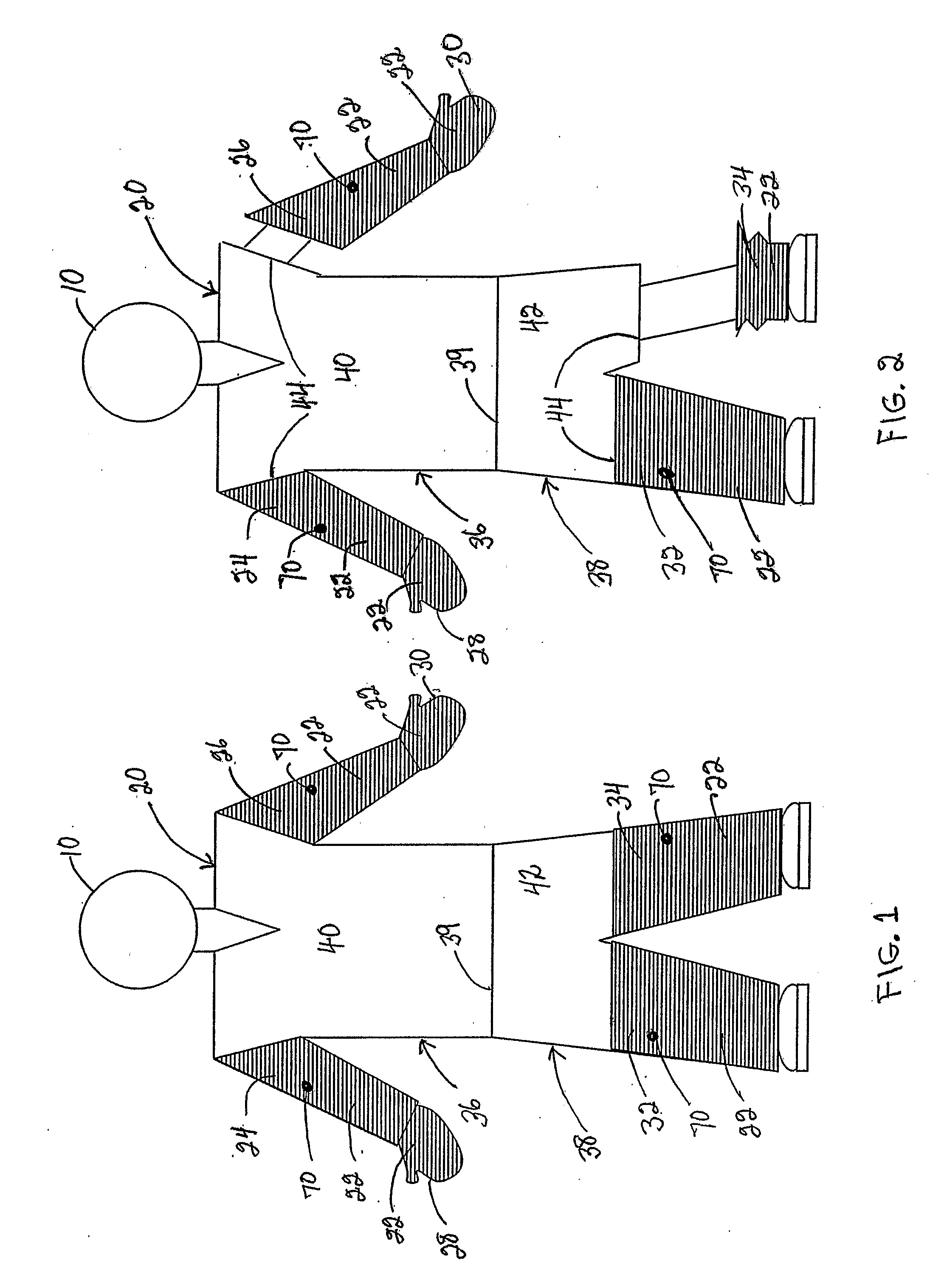 Cooling Garment Having Phase Change Material In Its Extremity Portions