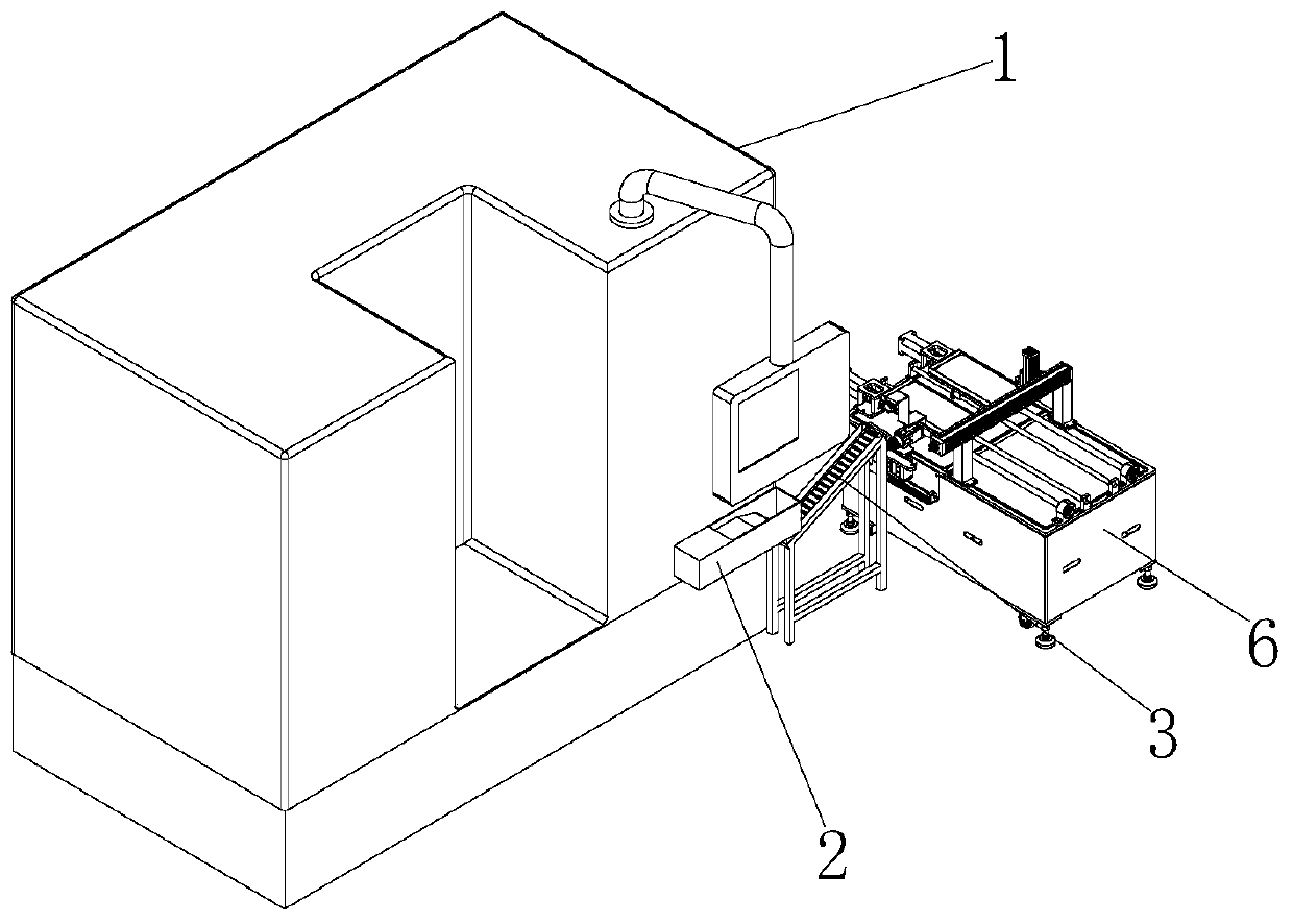 Automatic material stacking machine