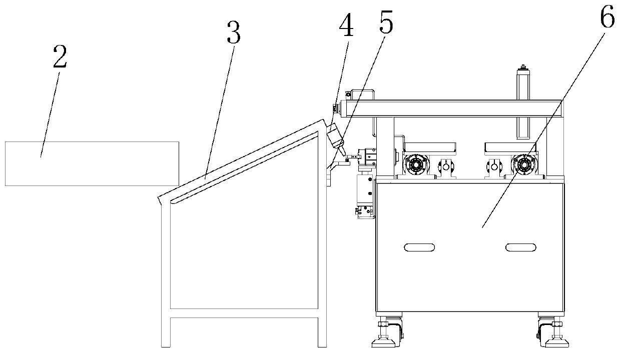 Automatic material stacking machine