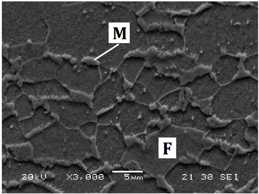 A kind of tensile strength 590mpa level cold-rolled dual-phase steel and its preparation method