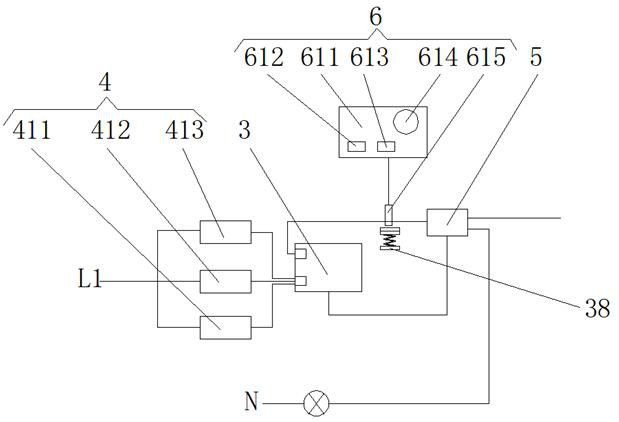 Intelligent electronic control switch and control method thereof