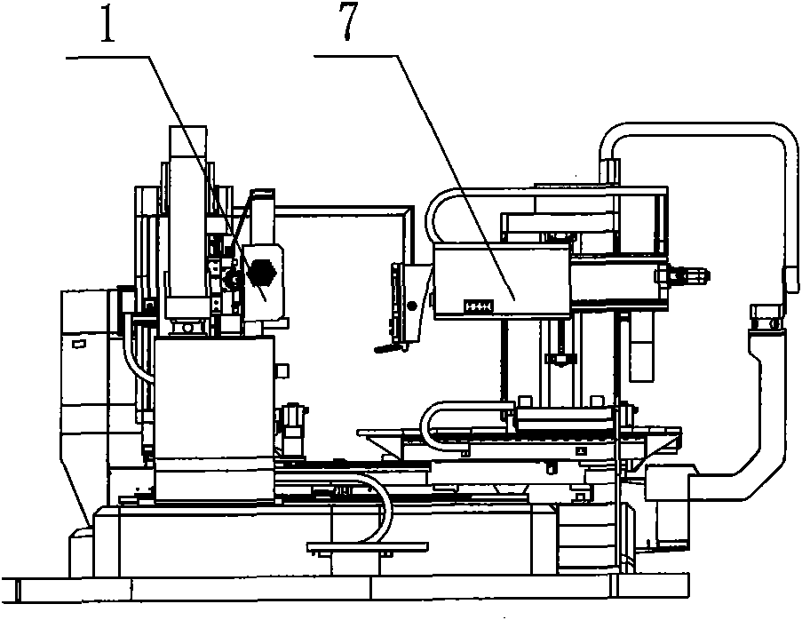 Engine cylinder head numerical control machine for floating ship