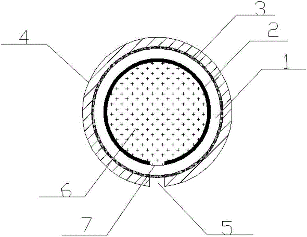 Groove type solar heat collector