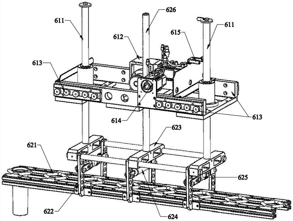 Fully automatic glass cracking-off machine