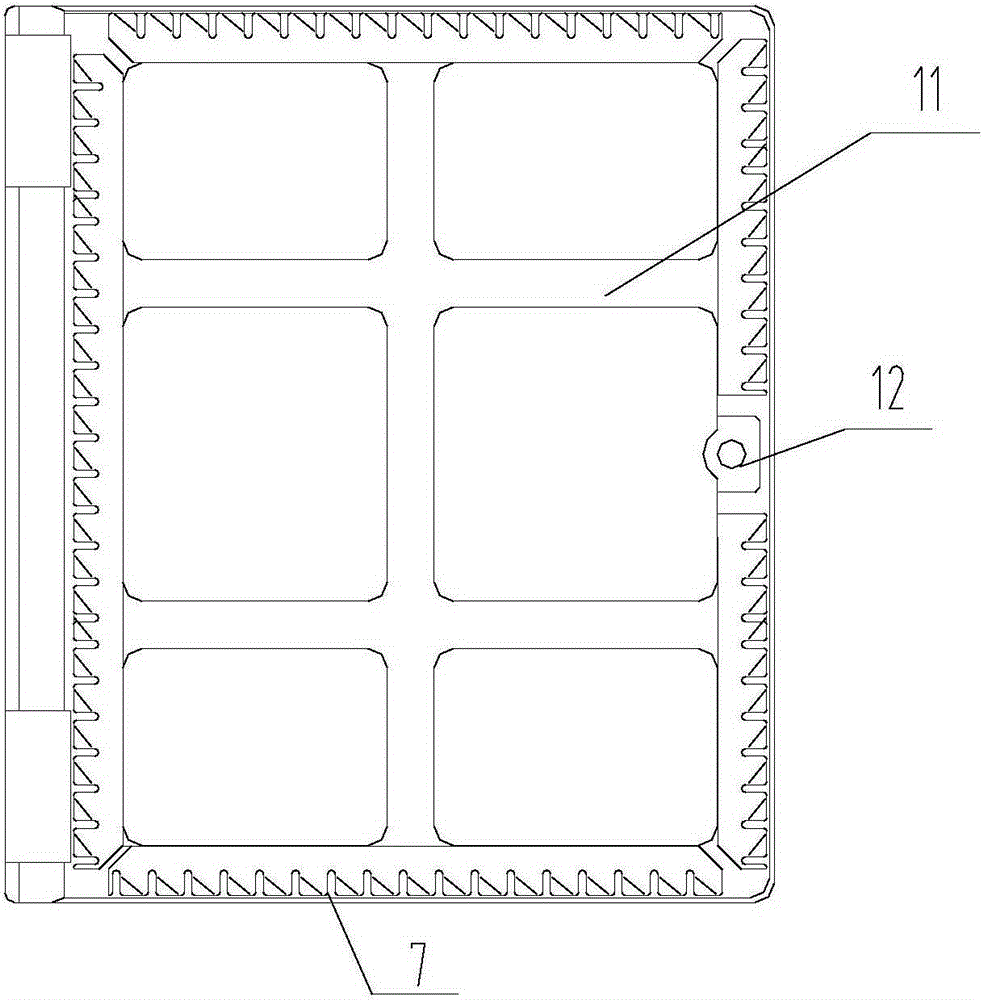 A thin-wall electromagnetic shielding door