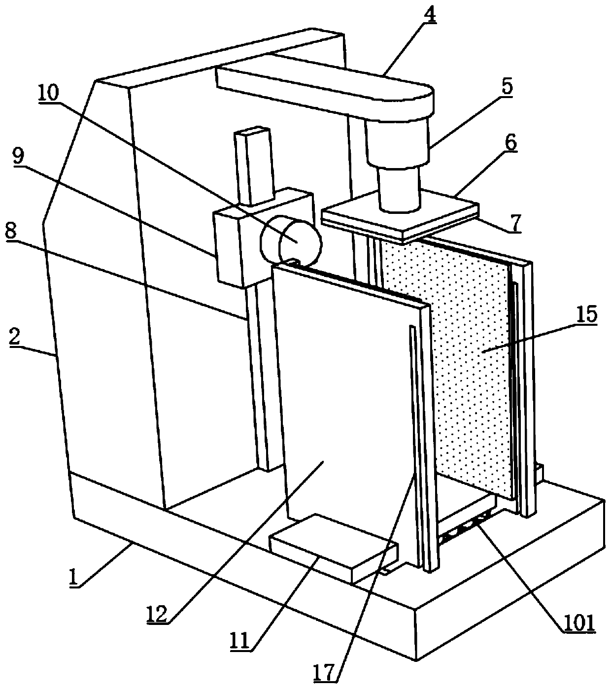 Testing device and testing method for Internet of Things semiconductor equipment