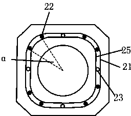 Pre-tensioning method prestress concrete cut-corner pile