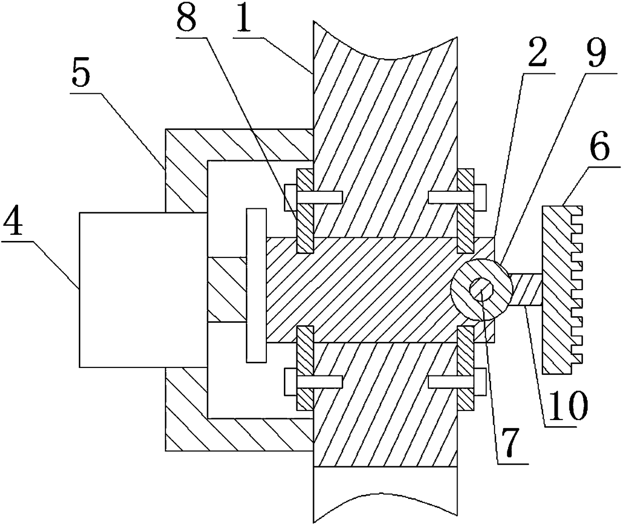 Steel ingot clamping device