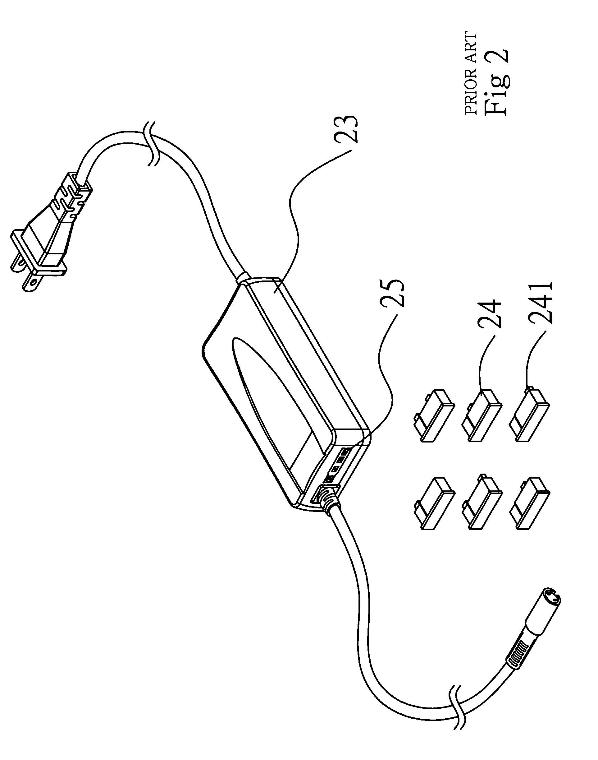 Voltage transformer with sequentially switchable voltage selection circuit