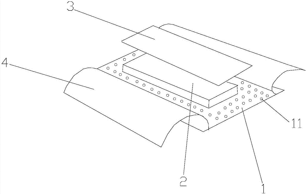 A kind of anti-adhesion alginate dressing and preparation method thereof