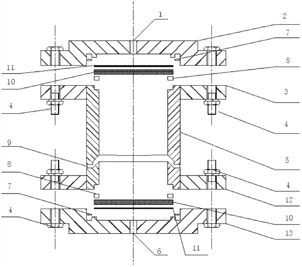 Drainage-type preparation chromatographic column