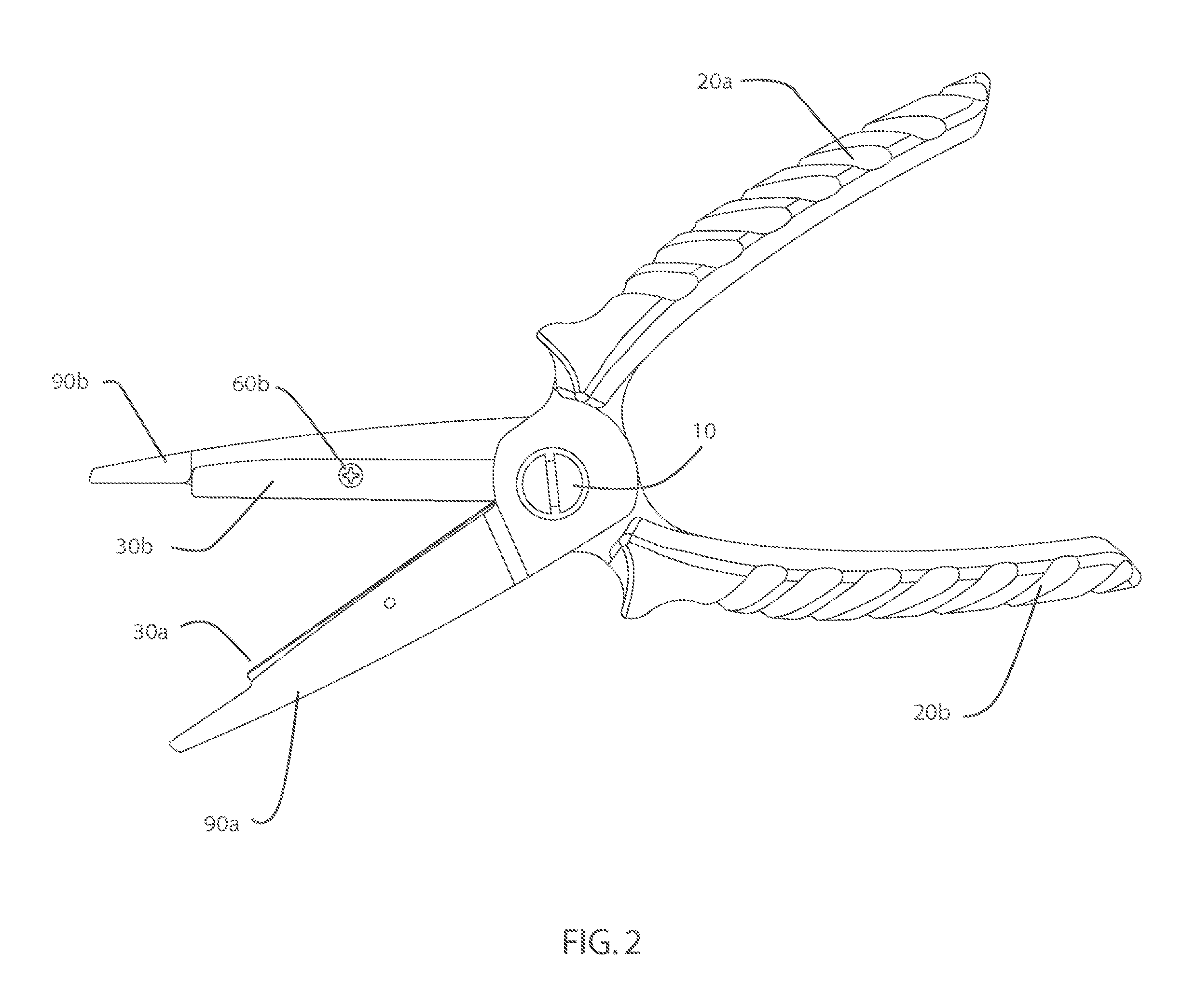 Scissors with replacement blades and ball bearings