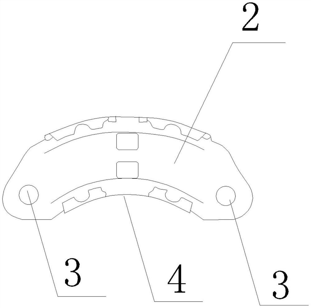 Production technology of high strength and toughness high-speed train brake pad