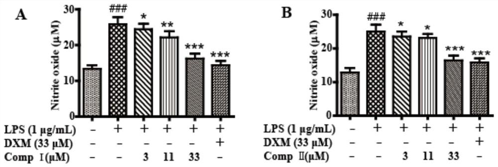 Polyketone compound derived from sponge endophytic fungi and application of polyketone compound in preparation of anti-inflammatory drugs