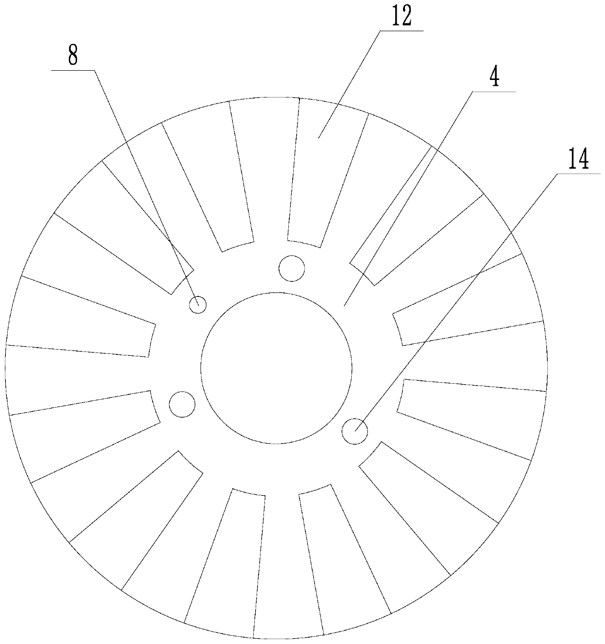 A burette speed regulating titration device