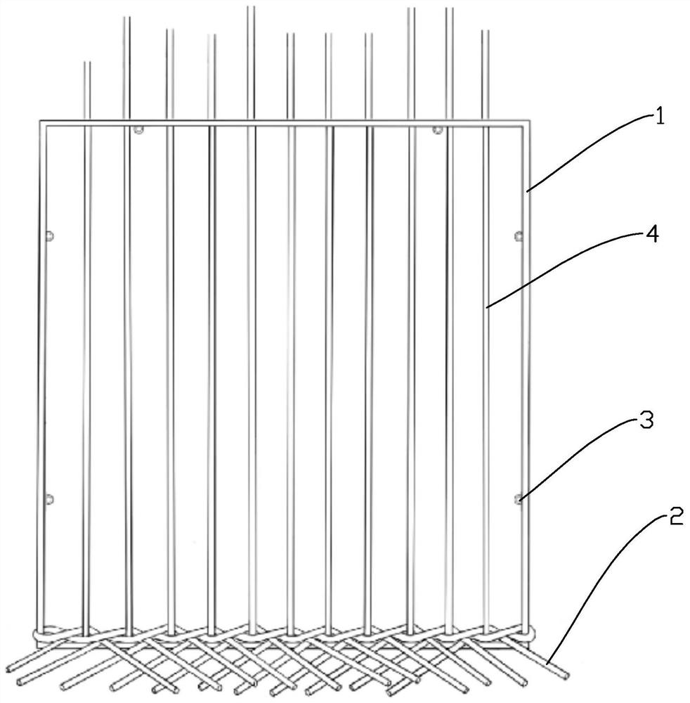 Building materials for wall woven decoration suitable for standardized production and manufacturing method thereof