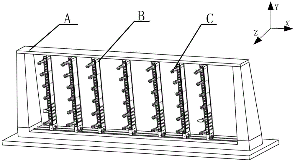 Aircraft skin adaptive adsorption clamping device