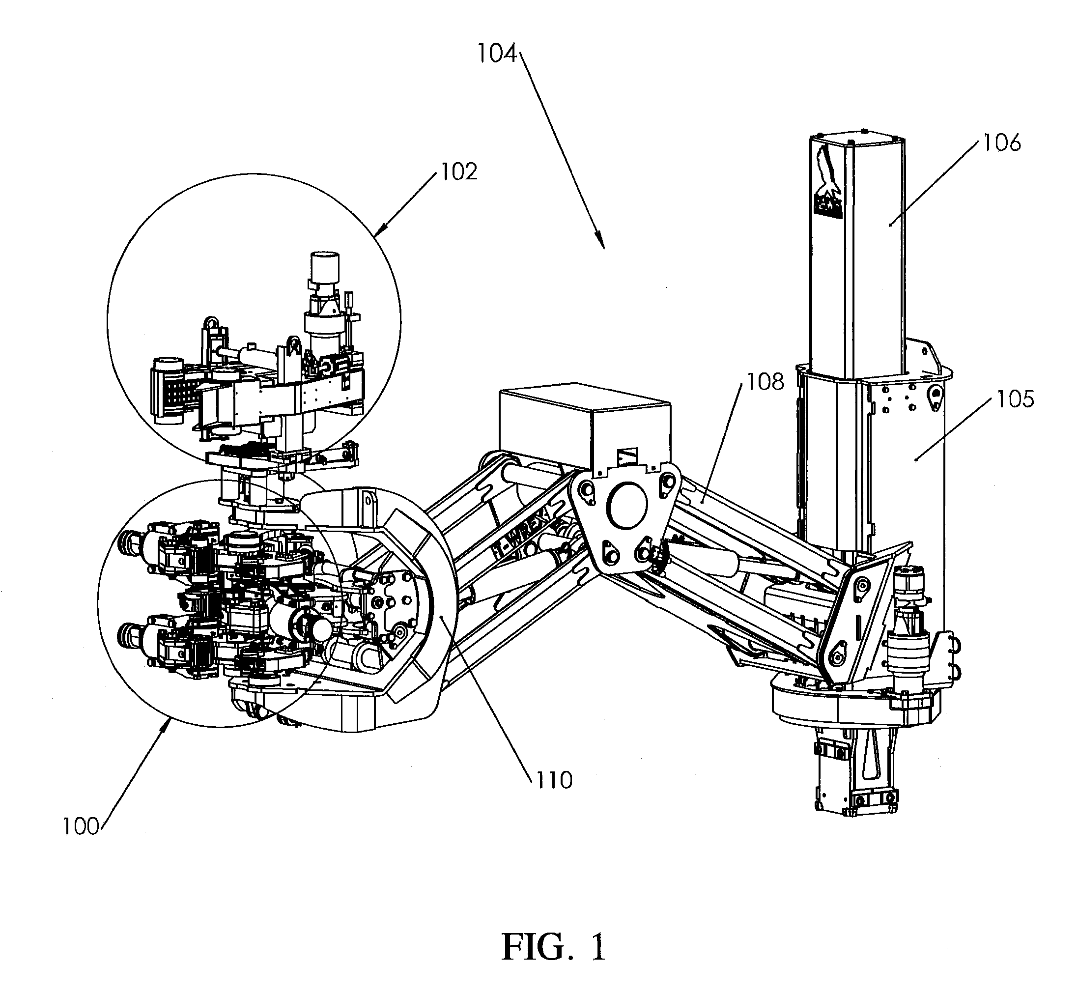 Automatically adjustable power jaw