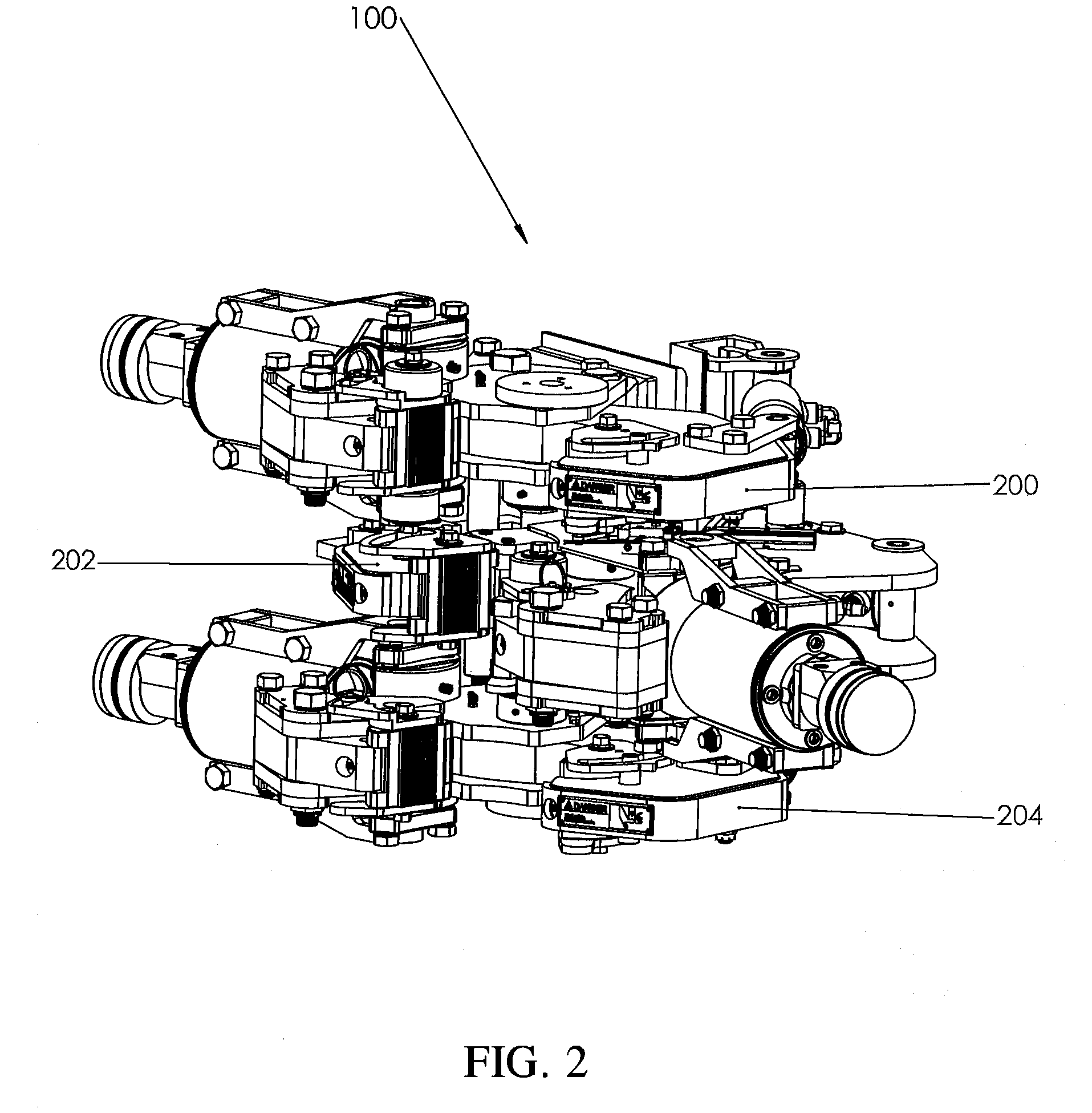 Automatically adjustable power jaw