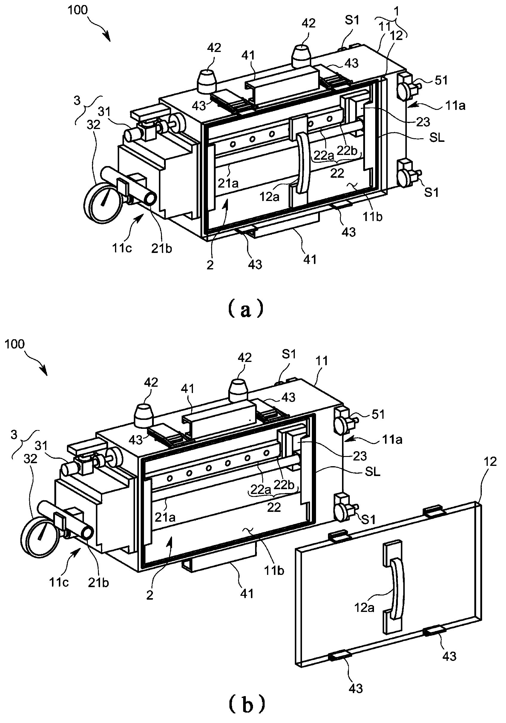 Filament exchange jig and filament exchange structure