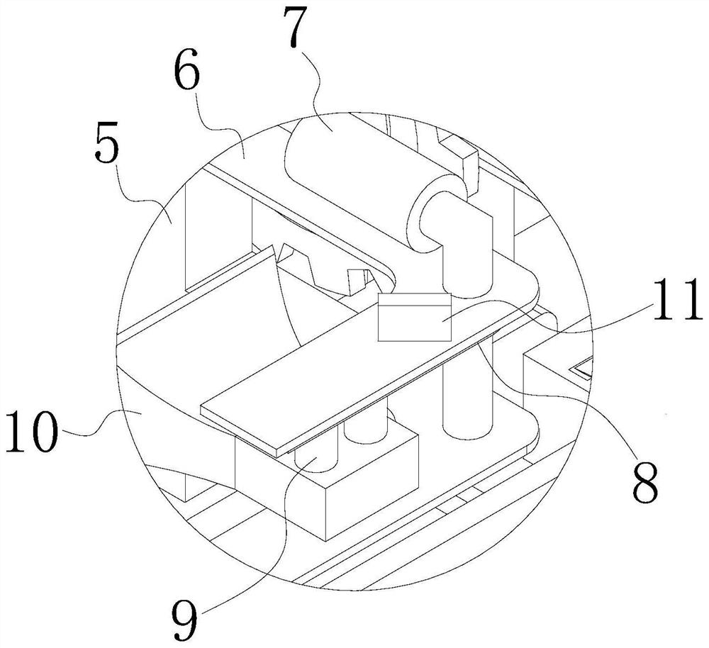 A blood-taking device with hook fixing function for animal husbandry and veterinary sick pigs