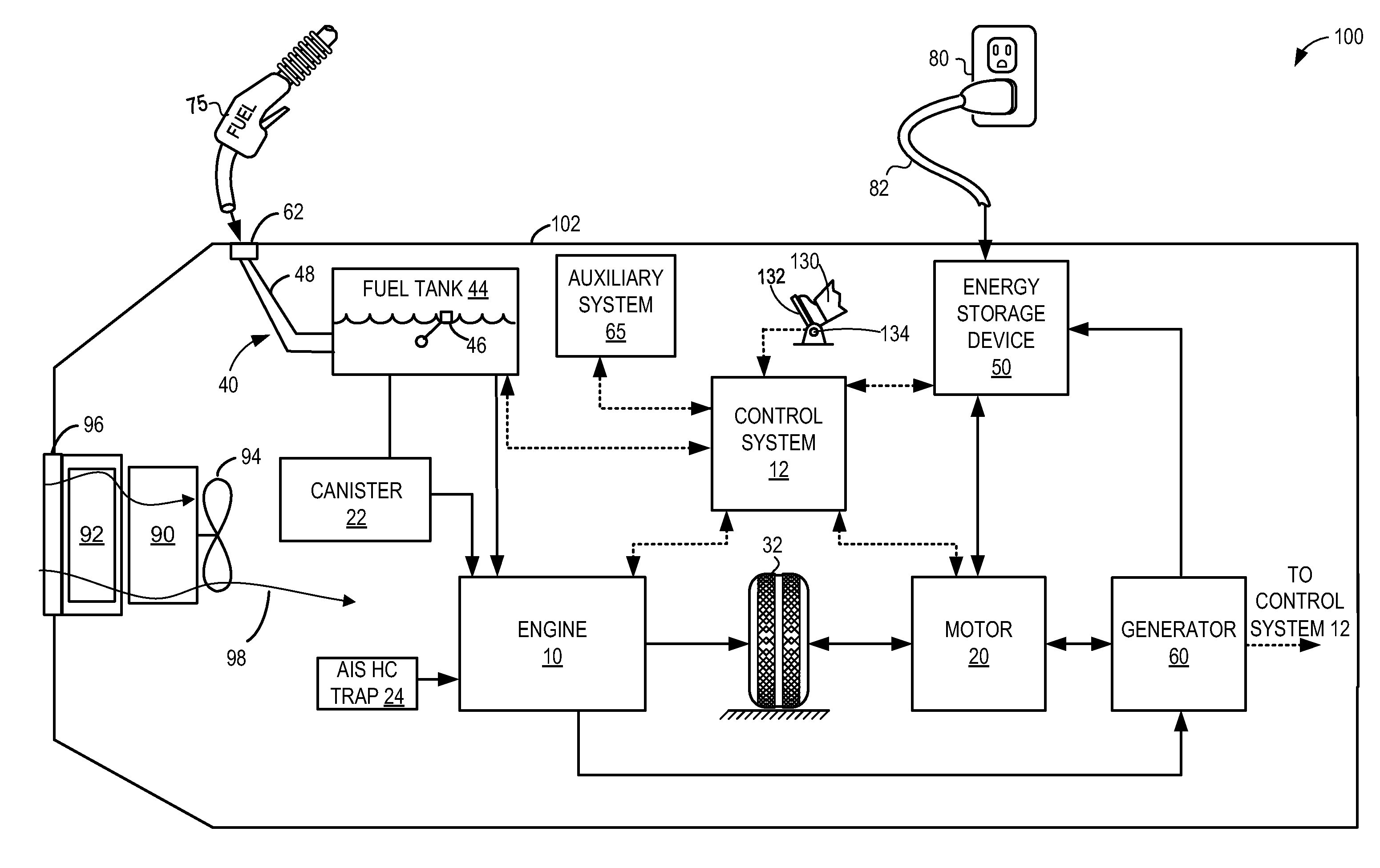 Method for purging of air intake system hydrocarbon trap