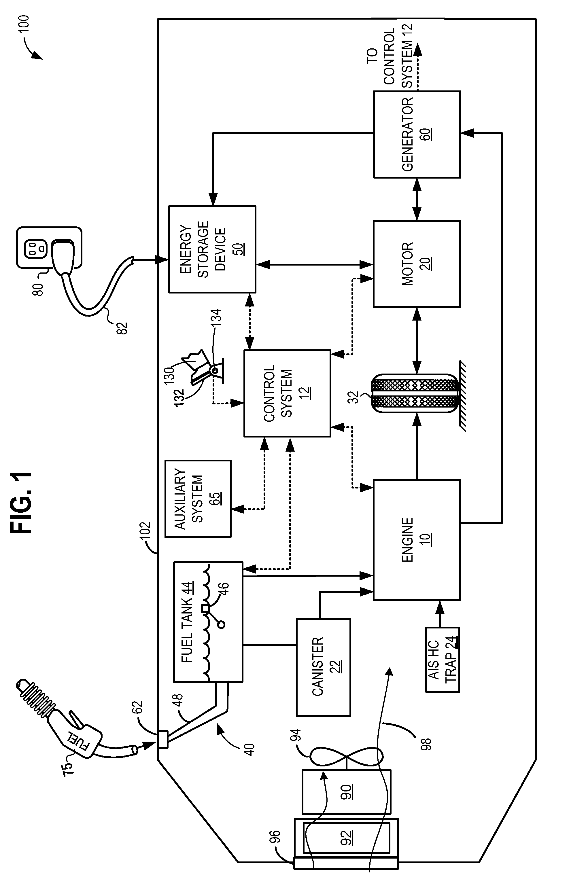 Method for purging of air intake system hydrocarbon trap