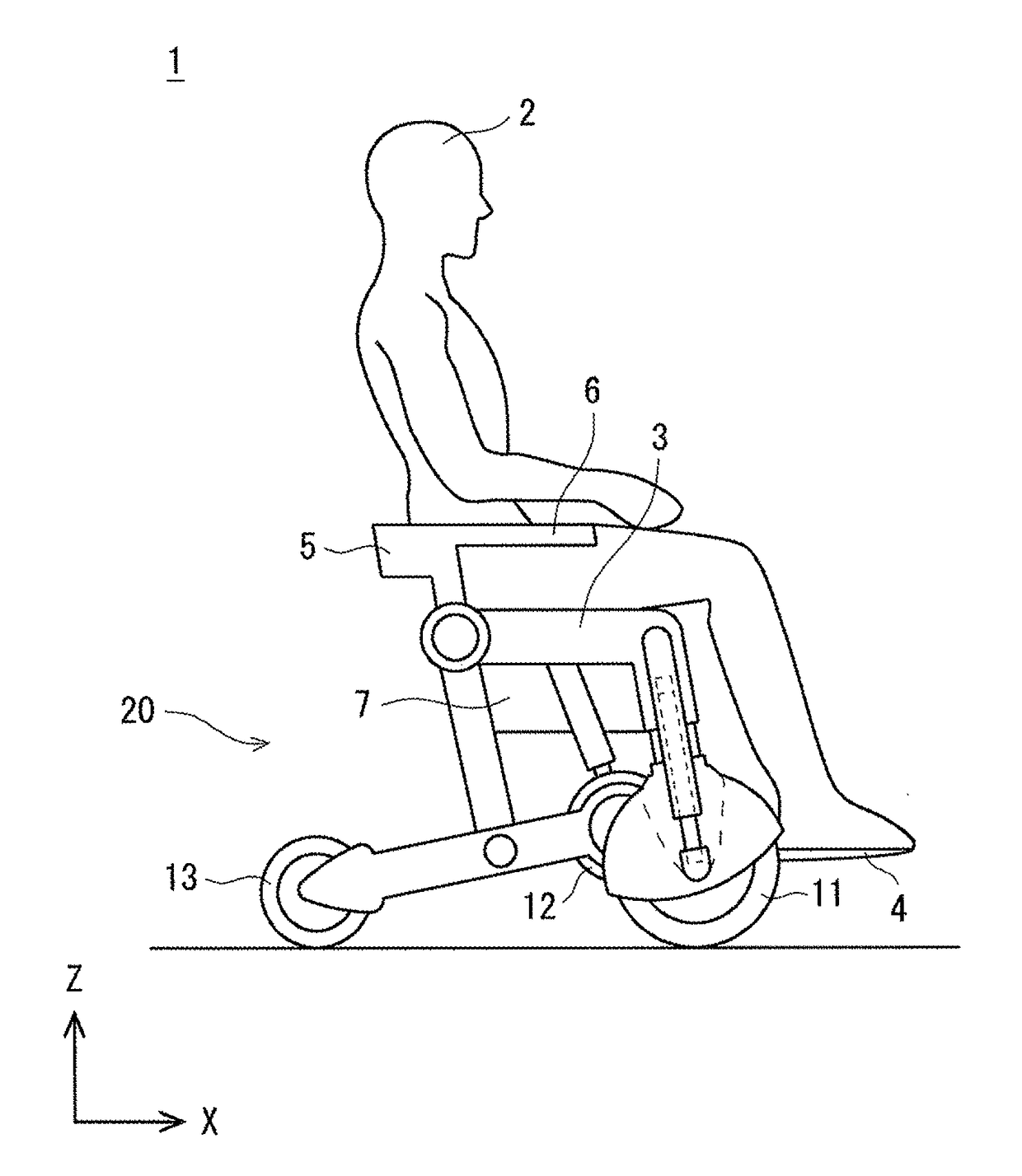 Travelling apparatus