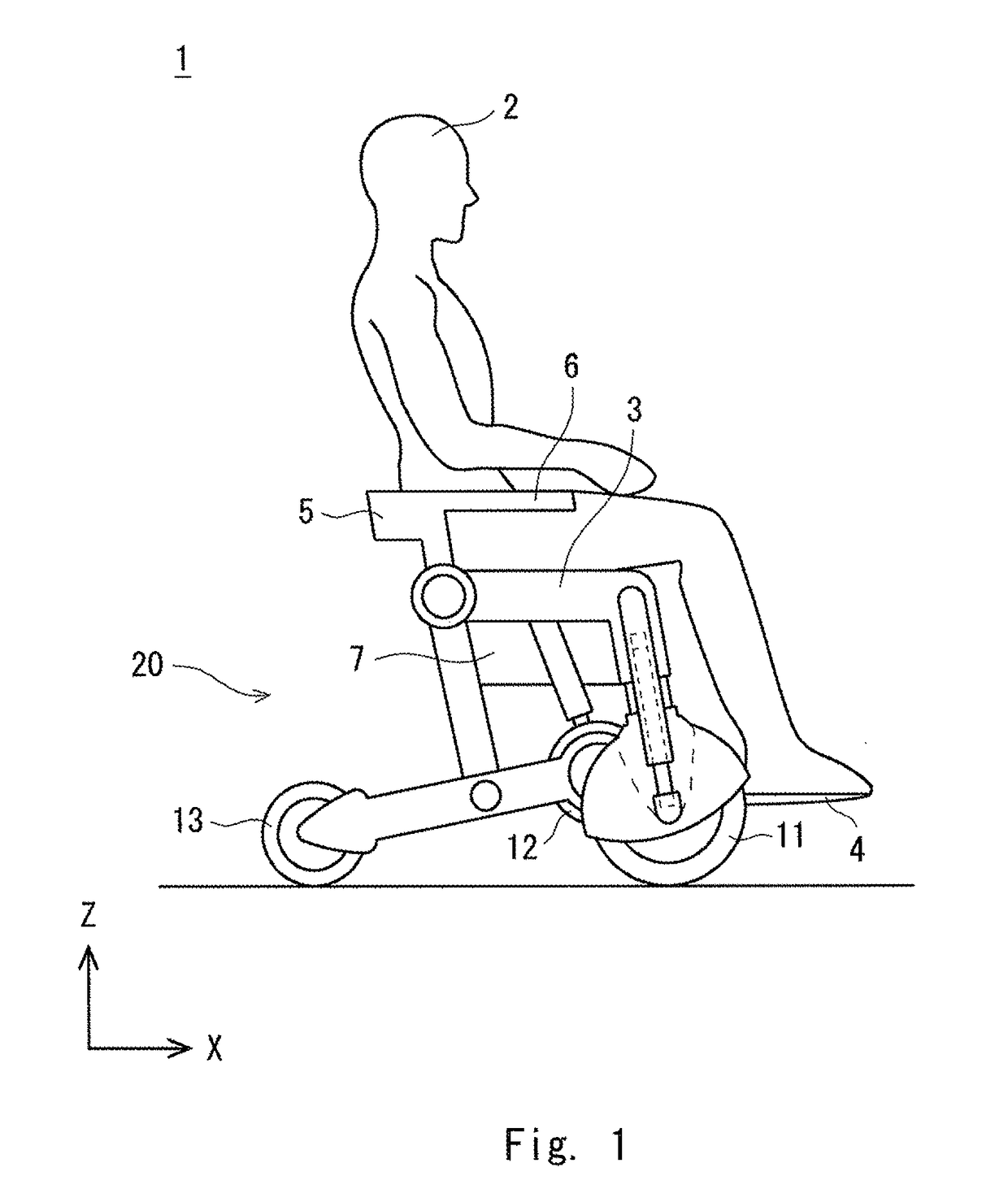 Travelling apparatus