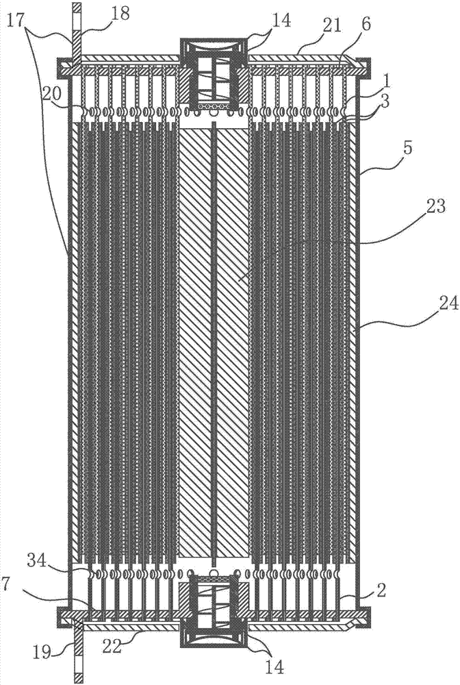 Winding battery equipped with continuous tab symmetrical mixed net-shaped electrode capsule-film safety valve