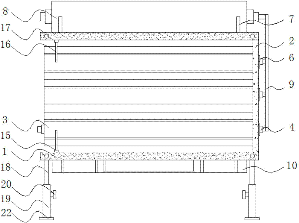 Water purifier filter element mounting and fixing device