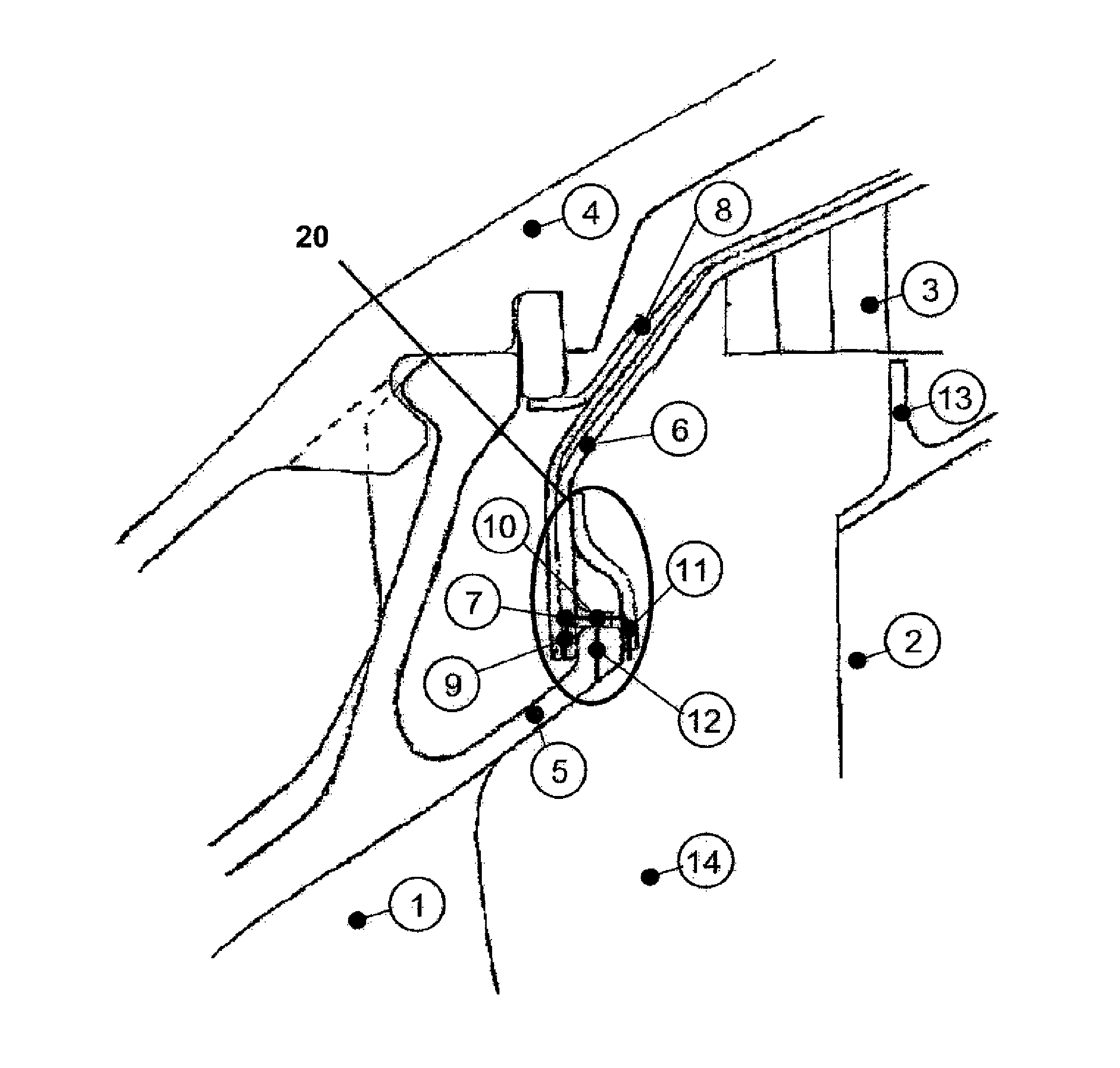 Seal carrier attachment for a turbomachine