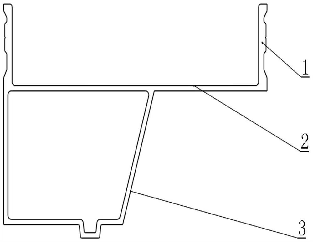 Aluminum alloy pipe gallery bell and spigot section bar