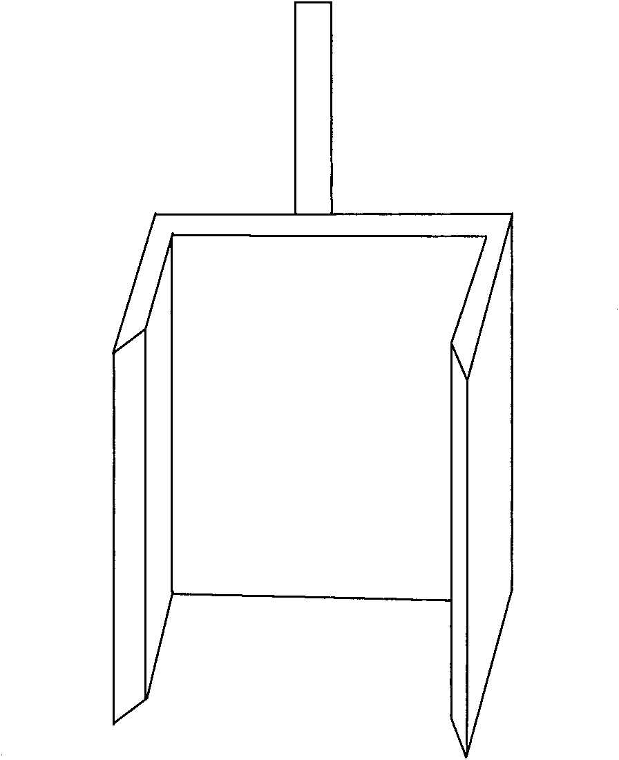 Device for simulating centrifugal field slope excavating condition