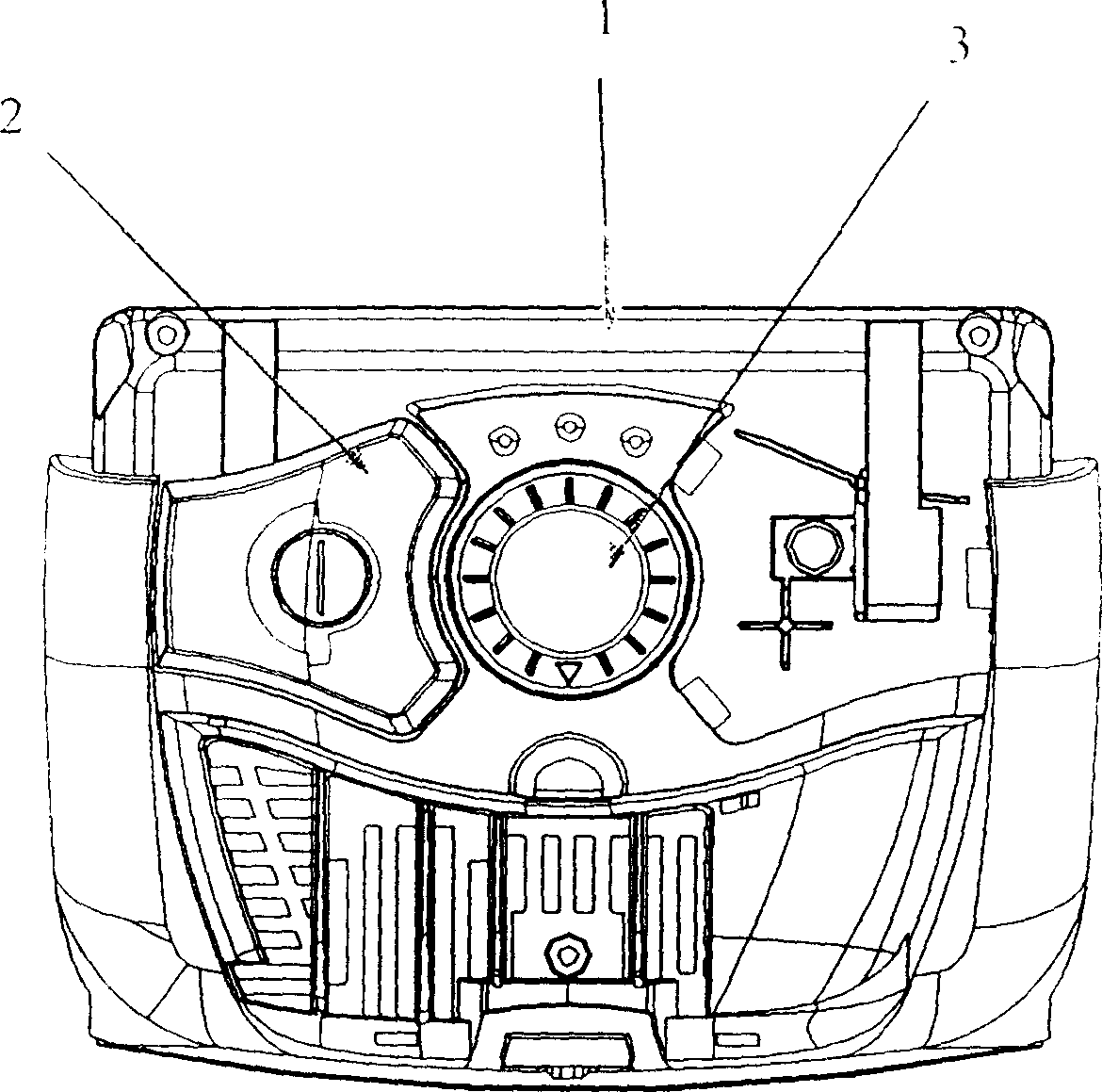 Dust collector rotary switch