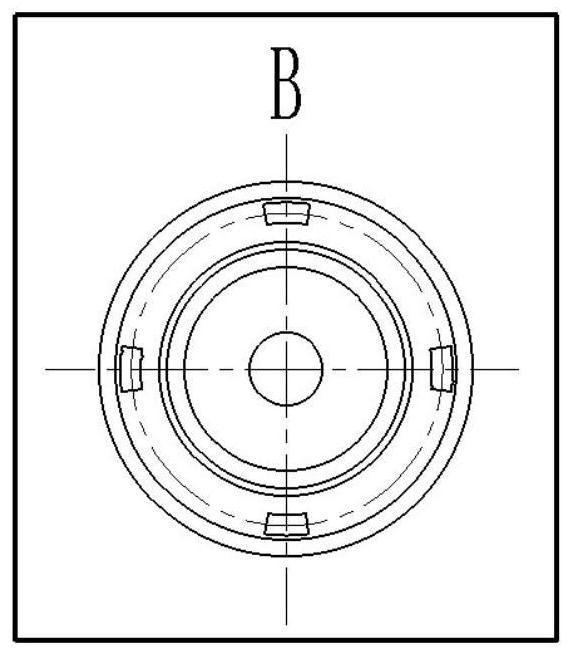 Bottom combined anti-collision structure for high-temperature gas cooled reactor control rod