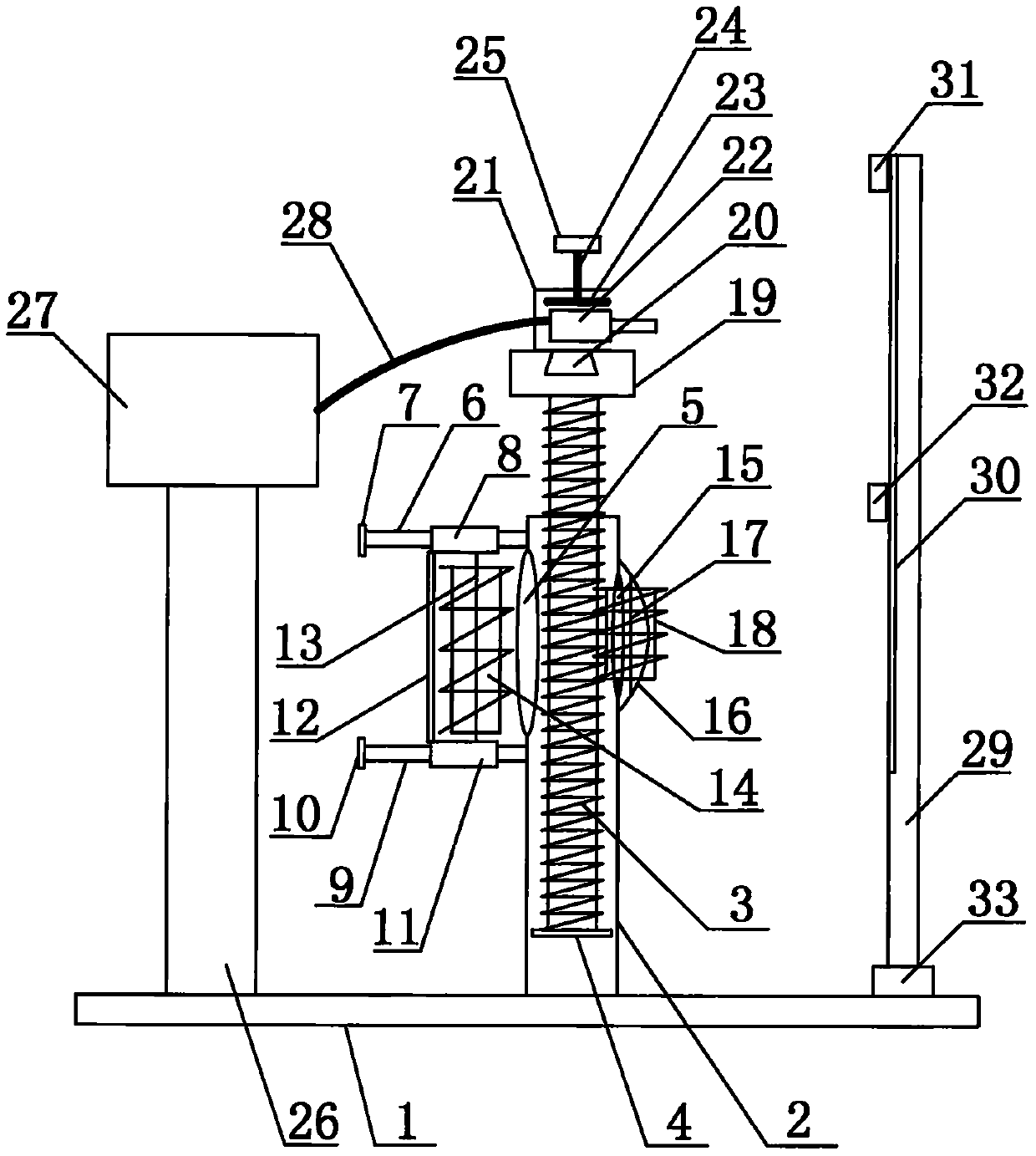 Measurement device of thickness of printing forme