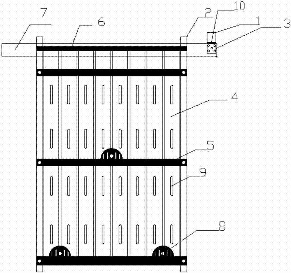 Aluminium-based lead silver alloy composite anode plate and preparation method thereof