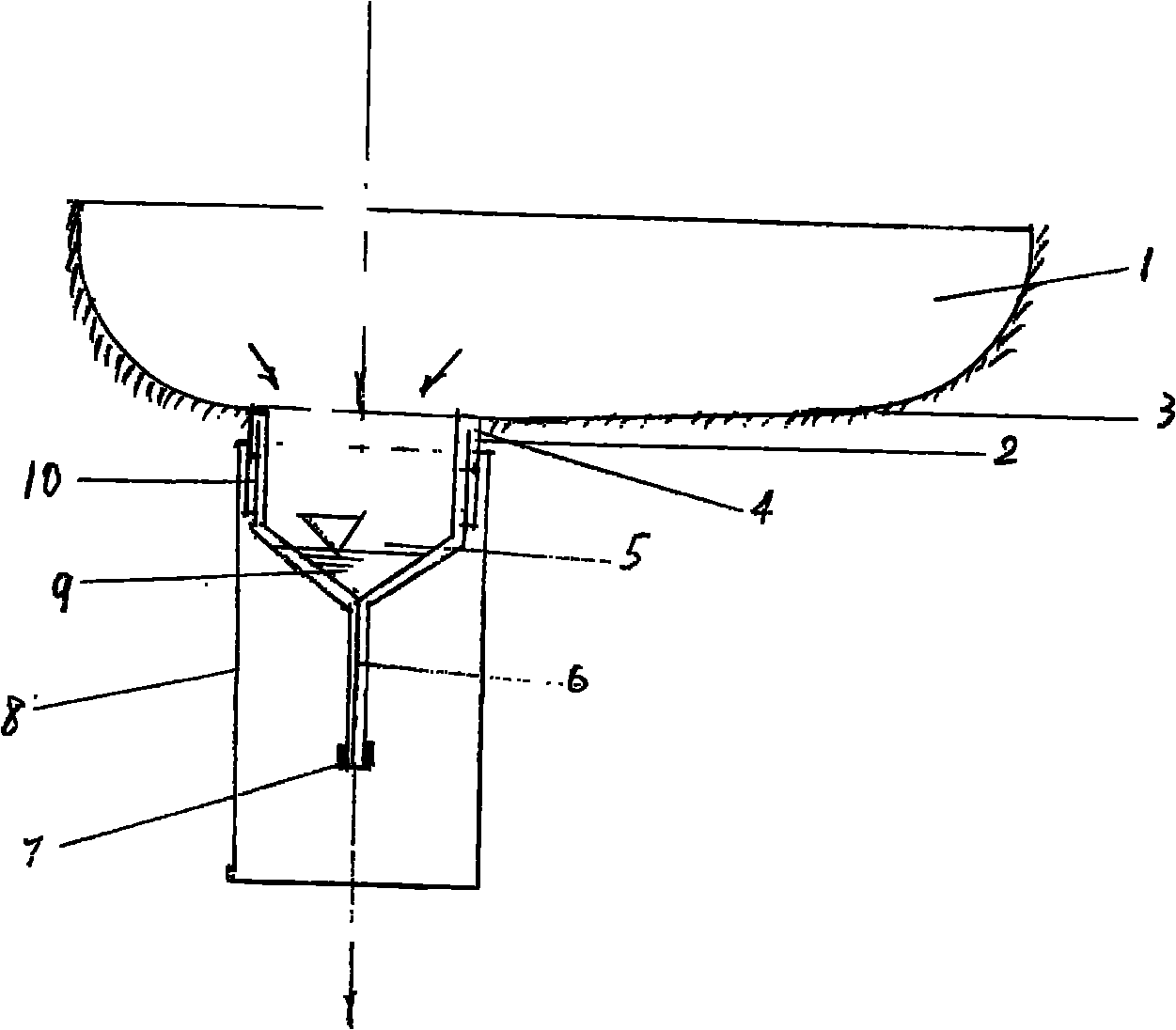 Odorless closet bowl