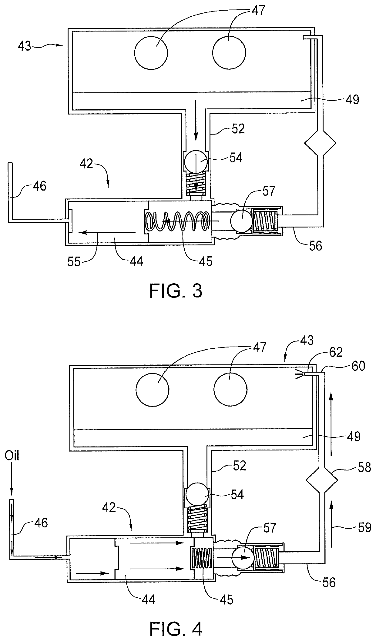 Lubrication system for a vibratory pile driver