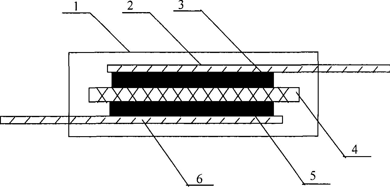 Flexible thin film type solid-state super capacitor and its manufacture process