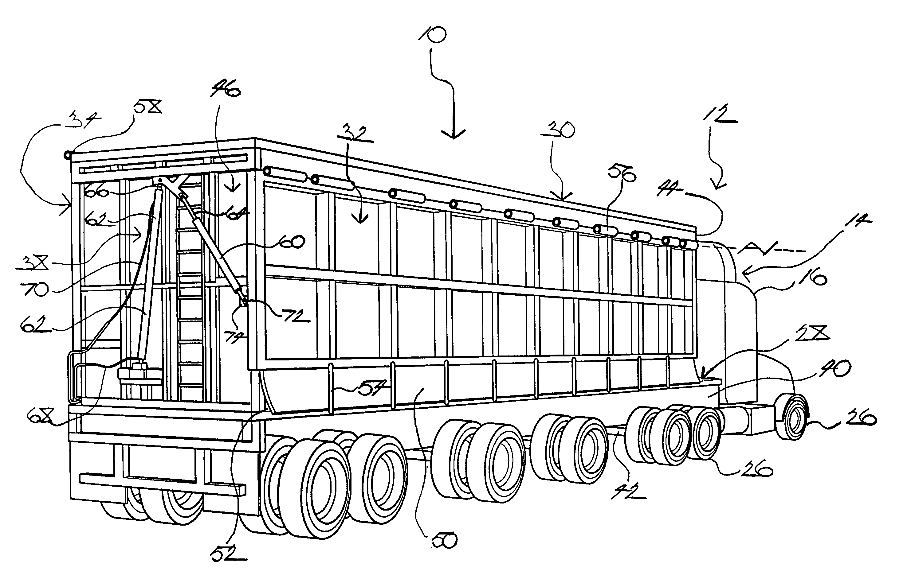 Transfer trailer