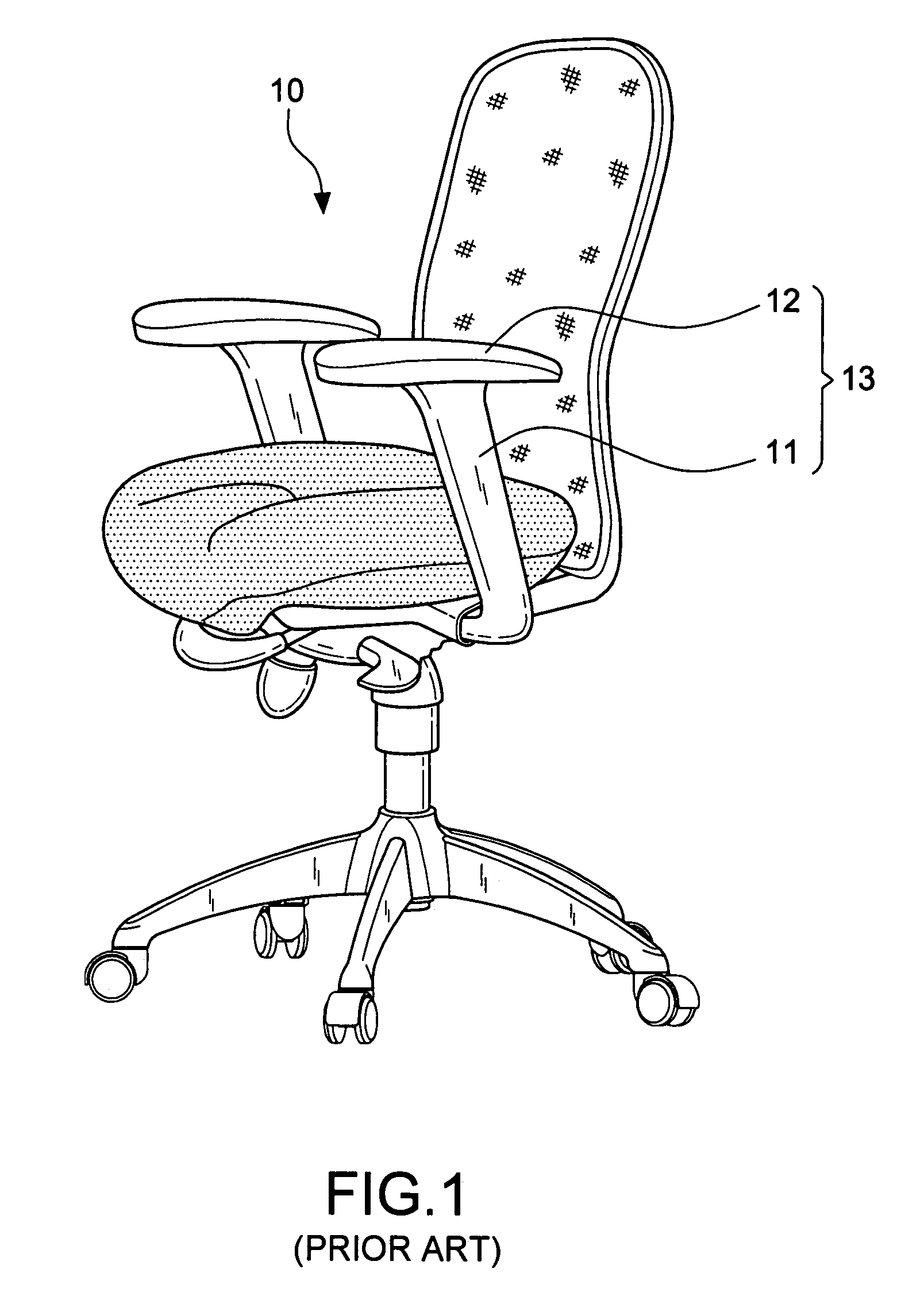 Apparatus for adjusting an armrest of an office chair