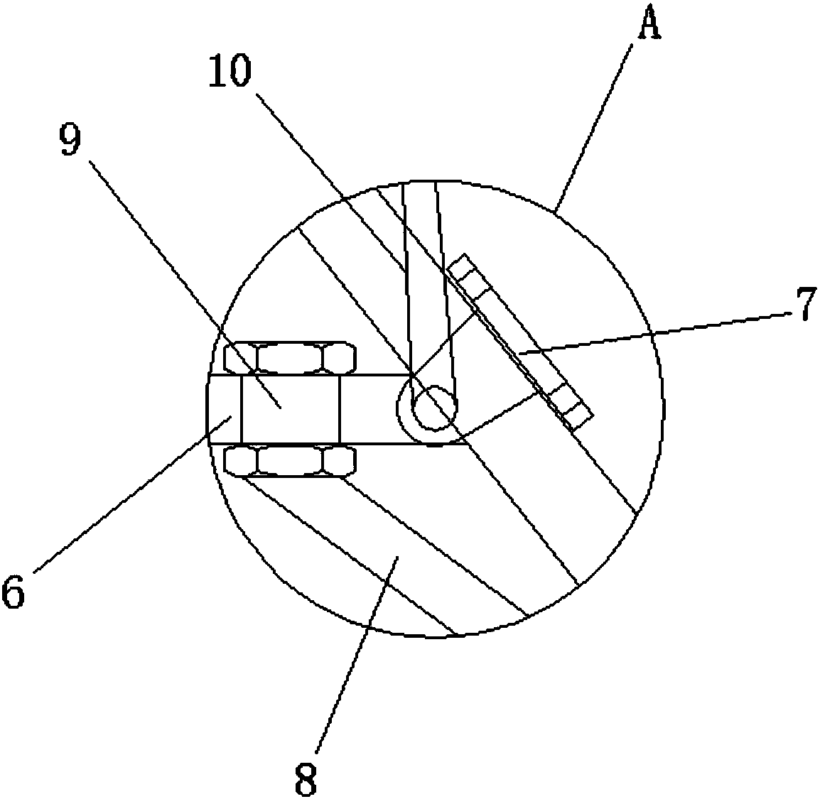 Efficient dried fruit drying and air-drying integrated device