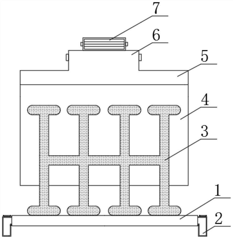 A connected pulsating heat pipe cooling device for electronic components